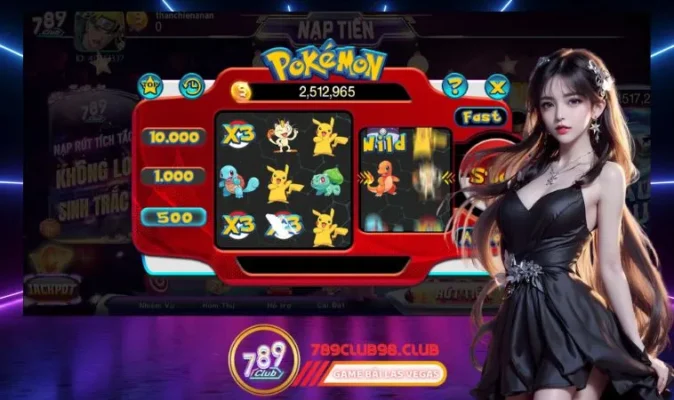 Chơi game Pokemon tại 789Club thế nào?