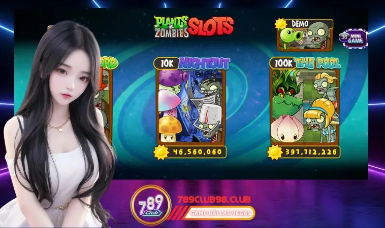 Plants Zombies Slots 789Club chơi thế nào?